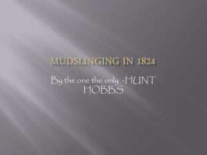 mudslinging in 1824