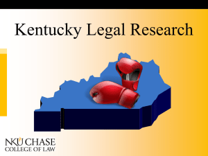 Kentucky Legal Research Web