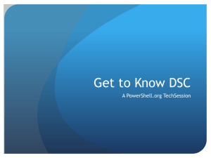 Get to Know DSC - PowerShell.org