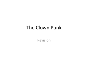 The Clown Punk File - the Redhill Academy