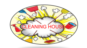 Cleaning House-Mgt of Surplus