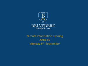 BBS Parent Team - Belvedere British School