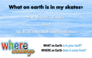 What*s in my skates? - Earth Sciences Canada