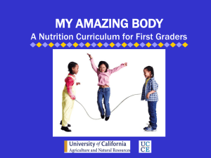 MY AMAZING BODY - Expanded Food and Nutrition Education