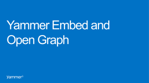 Yammer Embed and Open Graph API