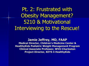 Part 2 – SBH Obesity Treatment Workshop