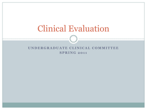 Clinical Evaluation