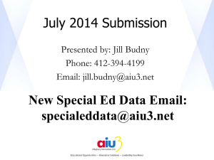 PennData July Submission PowerPoint Presentation