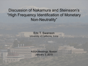 slides from my recent discussion at the ASSA