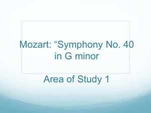 Mozart: *Symphony No. 40 in G minor