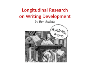Longitudinal Research on Writing Development