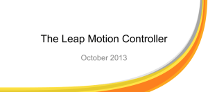Leap Motion Presentation by Matt Neill
