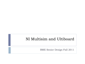 NI Multisim and Ultiboard