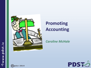 Promoting Accounting Powerpoint