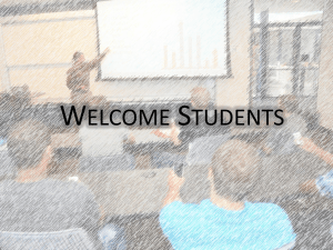 Welcome Students - Turning Technologies
