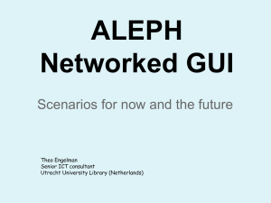 Networked GUI scenarios