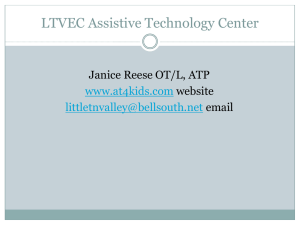 RSCC Overview 2014 - Assistive Technology for Kids