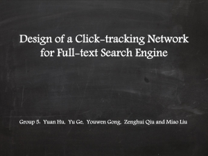 Design of a Click-tracking Network for Full
