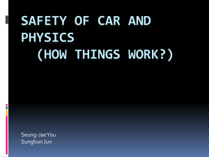 Safety OF CAR AND PHYSICS