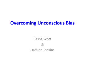 Unconscious bias Pt 2