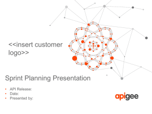 Sprint Planning Presentation