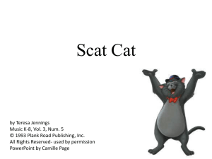 Scat Cat - Bulletin Boards for the Music Classroom