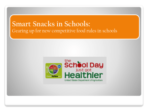 Smart Snacks Resources - Gwinnett County Public Schools