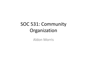 SOC 531\Aldon Morris