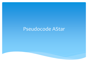 Pseudocode AStar - E-Learning | STMIK AMIKOM Yogyakarta