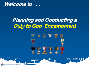 Planning and Conducting a Duty to God