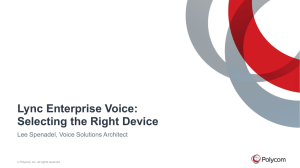 Lync Enterprise Voice