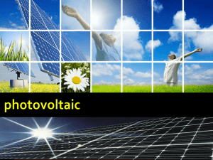 Concentrated Photovoltaic