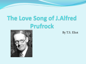 The Love Song of J.Alfred Prufrock