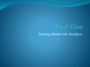 Paul Klee: Fish Facts - Spring Brook Elementary School