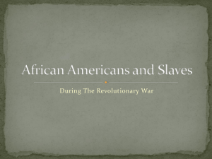 African Americans and Slaves PowerPoint