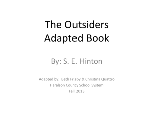 Adapted Book Level 1 - Haralson County Schools