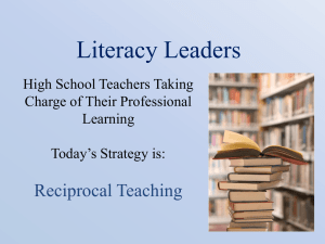 Reciprocal Teaching Powerpoint