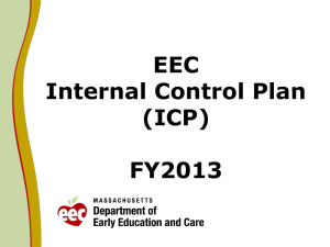 EEC Internal Control Plan