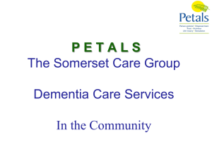 P E T A L S - Dementia Partnerships