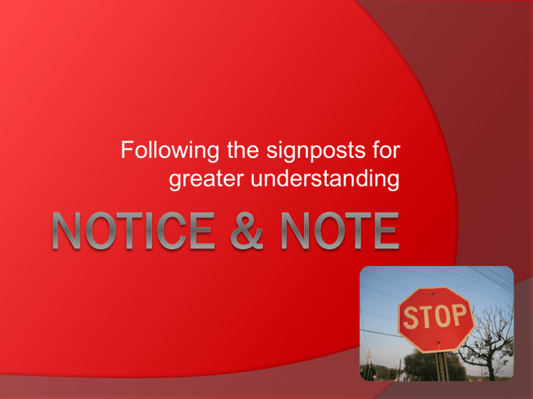 Notice And Note