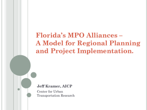 Florida`s MPO Alliances