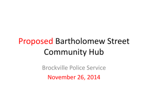Bartholomew Street Complex Community Hub