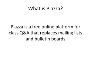 Piazza for Instructors