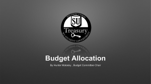Budget Allocation