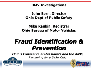 tips from the Ohio BMV