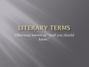 Literary terms literary_terms