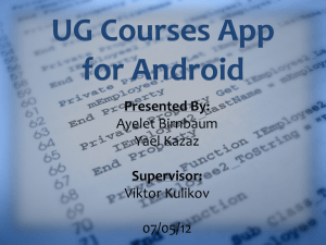 Why UG Courses App?