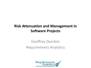 Work Breakdown Structures and Milestones, or, Risk Attenuation