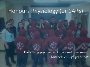 Physiology (or CAPS) Presentation