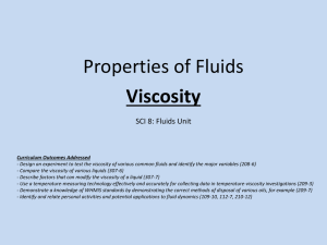 Properties of Fluids..